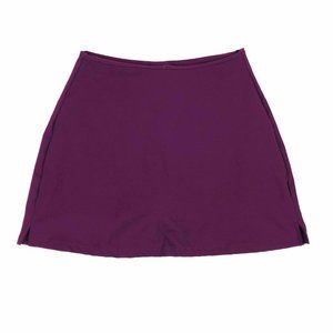 Girlfriend Collective XL Sport Skort Plum High Rise Built In Shorts Stretch